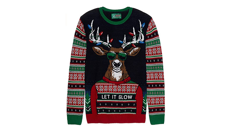 Ugly Let It Glow Christmas Sweater