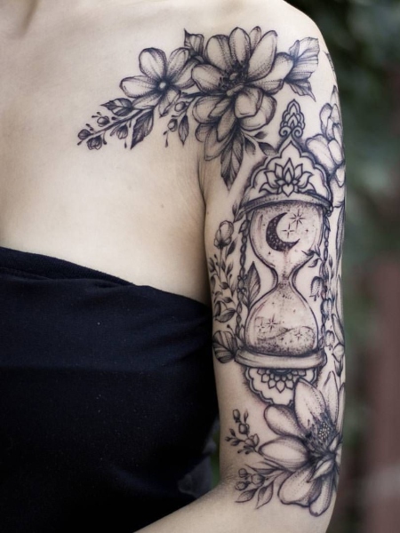 Unique Half Sleeve Tattoo