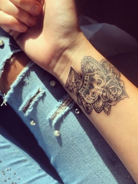 Crown Wrist Tattoo 