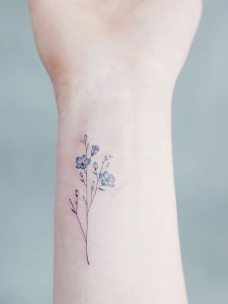 Update 83 delicate flower wrist tattoos  thtantai2