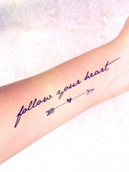 Follow Your Arrow Tattoo