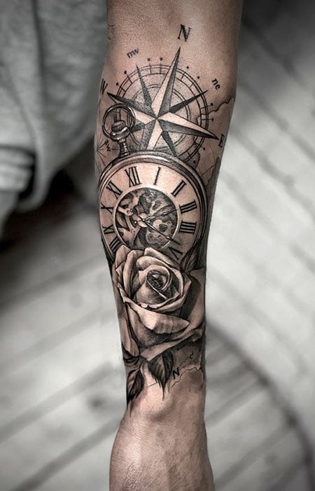 36 Clock tattoo Ideas Best Designs  Canadian Tattoos