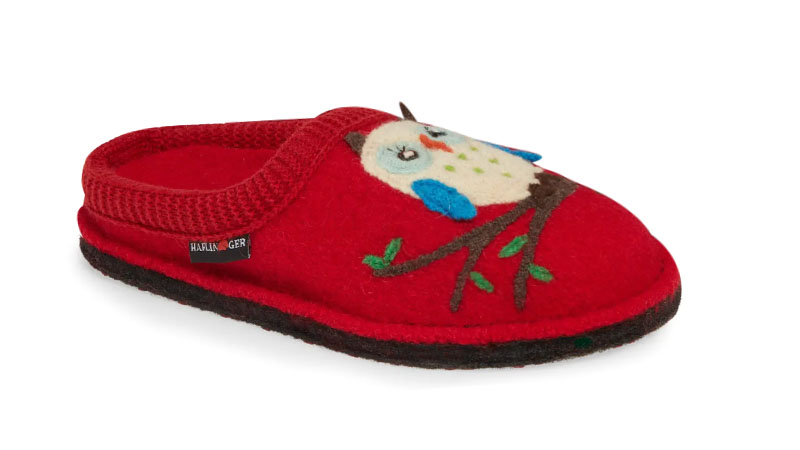 Haflinger Olivia Owl Slippers