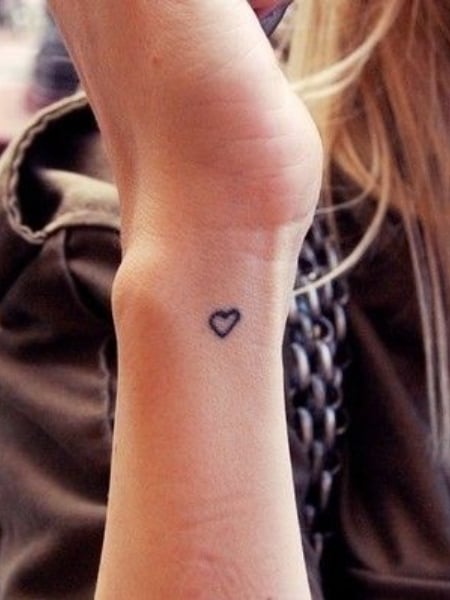 Heart Wrist Tattoo