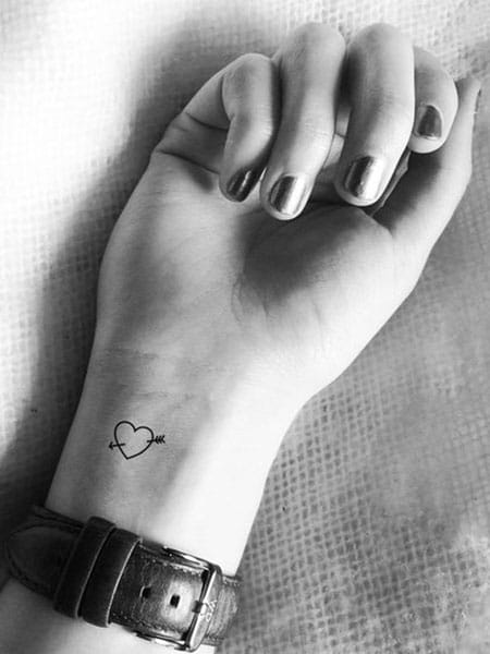 Heart And Arrow Tattoo