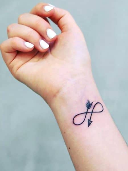 Infinity Arrow Tattoo 1