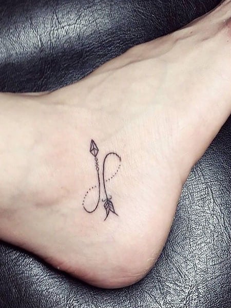 Infinity Arrow Tattoo