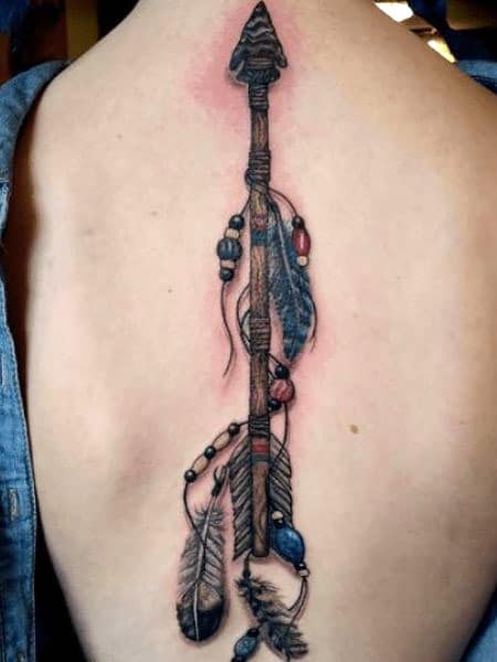 Navigation Compass and Indian Arrow Tattoo By Olena1983 | TheHungryJPEG