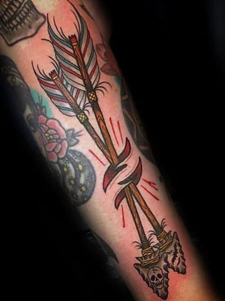 50 Striking Arrow Tattoo Design Ideas & Meaning - The Trend Spotter 50 Striking Arrow Tattoo Design Ideas & Meaning - The Trend Spotter