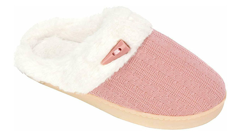Ninecifun Women's Slip On Fuzzy Slippers