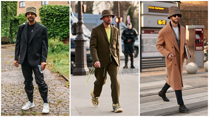 Olive Color Bucket Hats