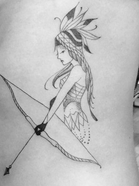 Sagittarius Arrow Tattoo