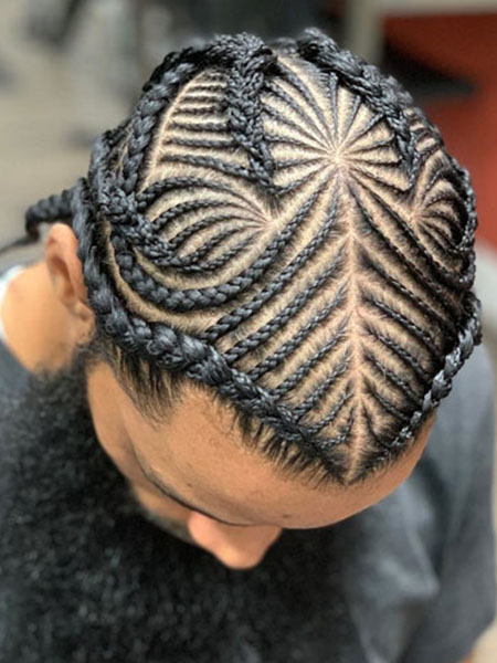 Small Cornrows Design