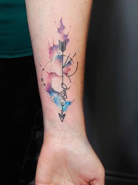 watercolor arrow tattoo  Google Search  Arrow tattoos for women Creative  tattoos Watercolor arrow tattoo