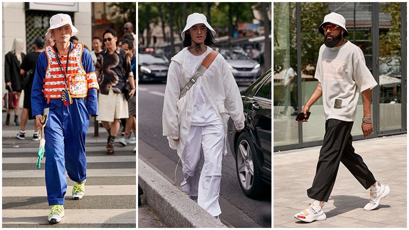 White Bucket Hats