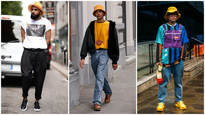 Yellow Bucket Hats