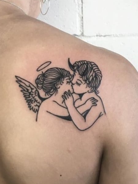 Angel Shoulder Tattoo 