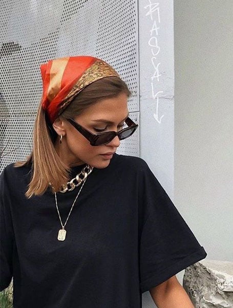 20 Gorgeous Bandana Hairstyles for Cool Girls