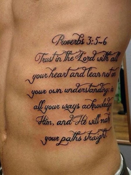 Bible Verse Tattoo