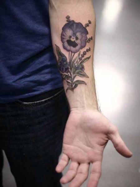 Birth Flower Tattoo 