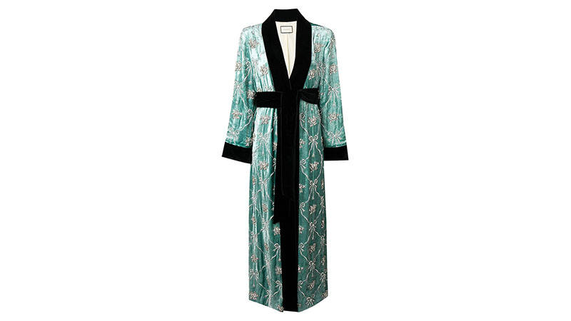 Gucci Embellished Robe Coat
