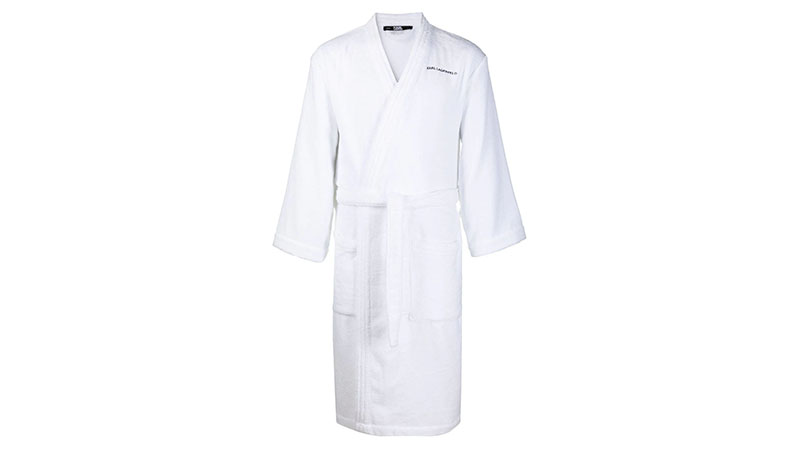 Karl Lagerfeld Logo Bath Robe