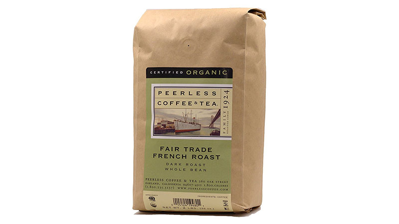 Peerless Whole Bean Coffee Direct Trade Organic French Roast