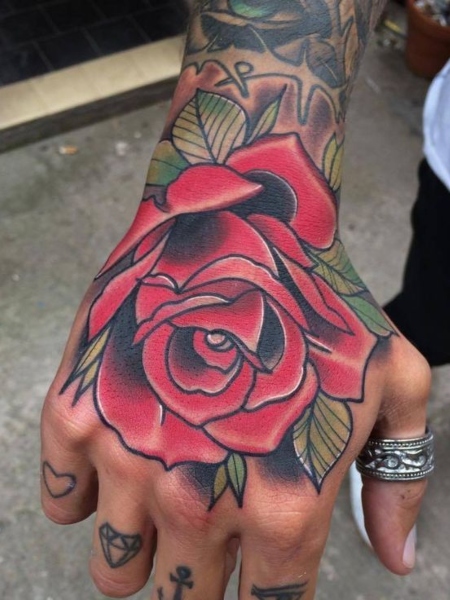 Rose Flower Tattoo 