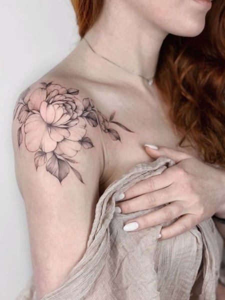 Blooming Shoulder Flower Tattoo Ideas  Tattoo Glee