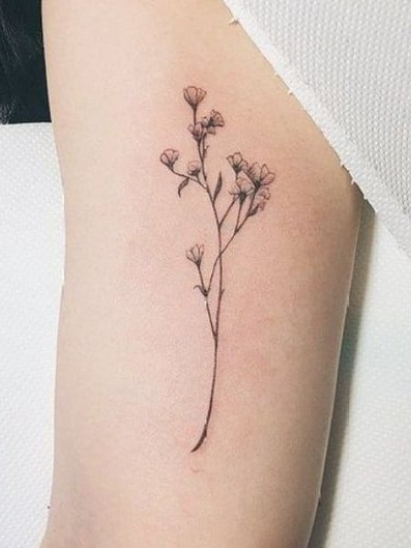 Top more than 81 minimal tattoo flower latest - in.eteachers