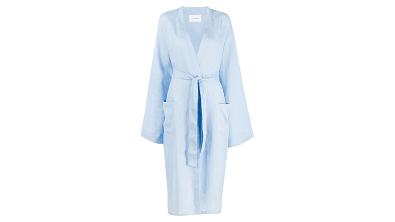 Sleeper Belted Linen Robe