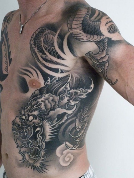 Dragon Rib Tattoo