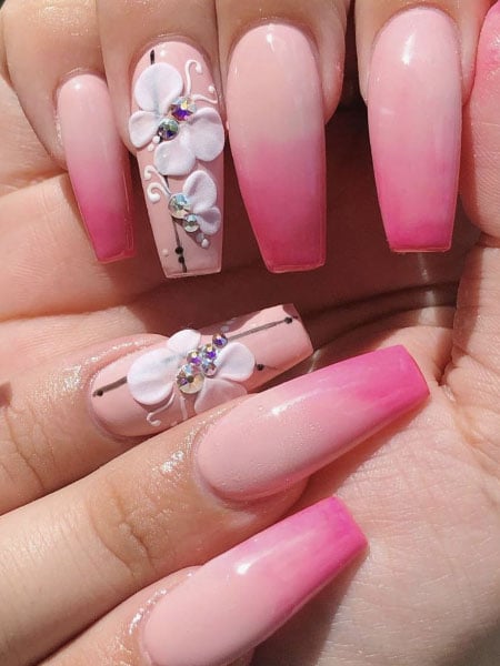 3d Butterfly Nails
