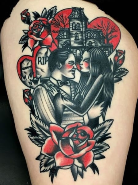Addams Family Tattoo 