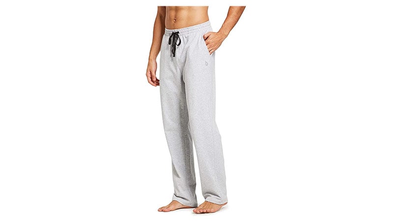 Baleaf Men's Cotton Yoga Sweatpants