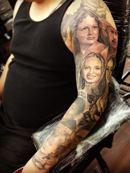 Family Portrait Tattoo 