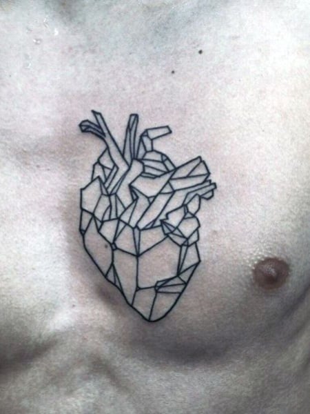 Heart Outline Tattoo 