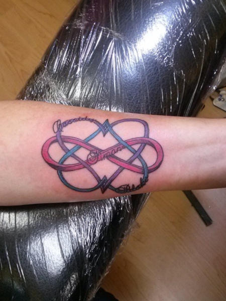 Infinity Heart Tattoo