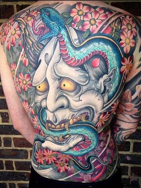 Japanese Demon Tattoo