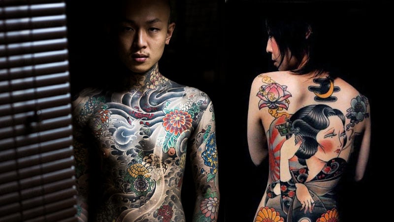 Tattoos ladies yakuza Japanese Tattoo