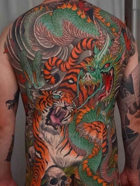 Japanese Tíger Tattoo 