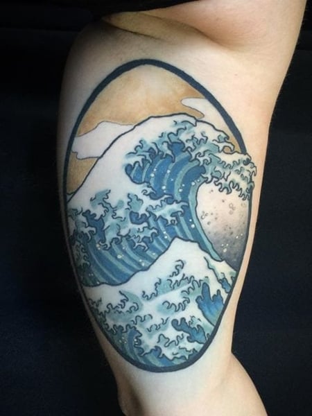 Japanese Wave Tattoo