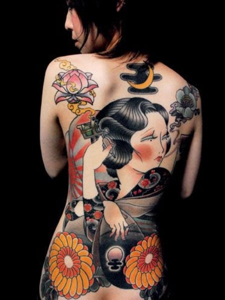 Japanese Women Tattoo 