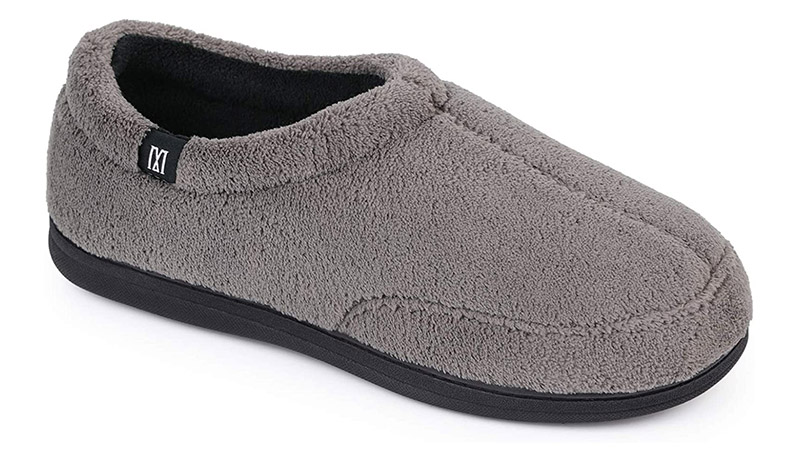 1 Pair's Muliti-Density Cushion Comfortable Men's Slippers Medium Shoe 9-10 Gray 