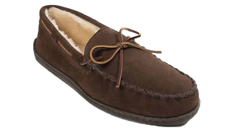 Minnetonka Men's Pile Lined Hardsole Slipper