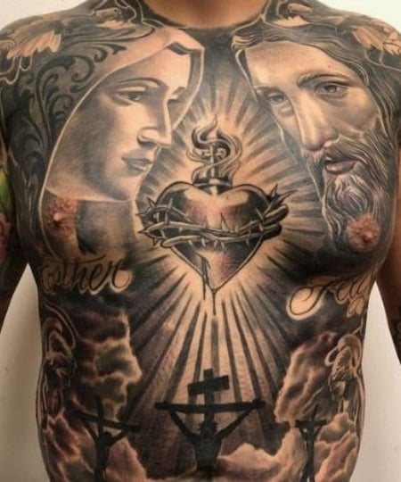 Sacred Heart Tattoo 