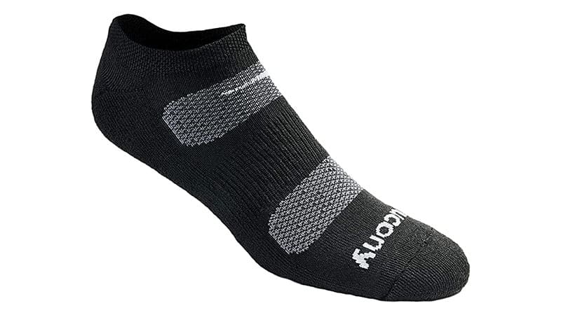 Saucony Men's Multi Pack Mesh Ventilating Comfort Fit Performance No Show Socks