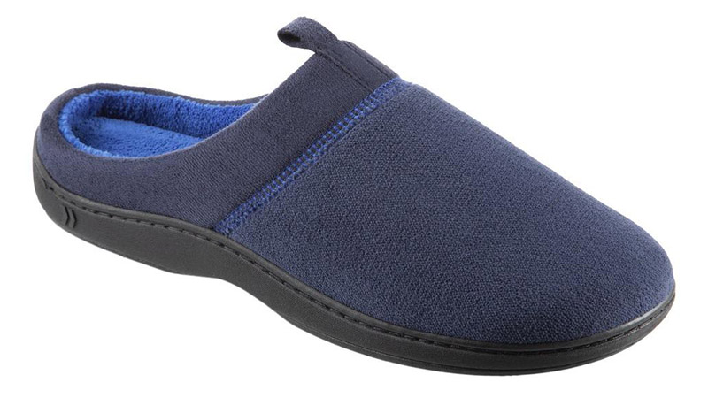 Isotoner Men's Open Back Slipper