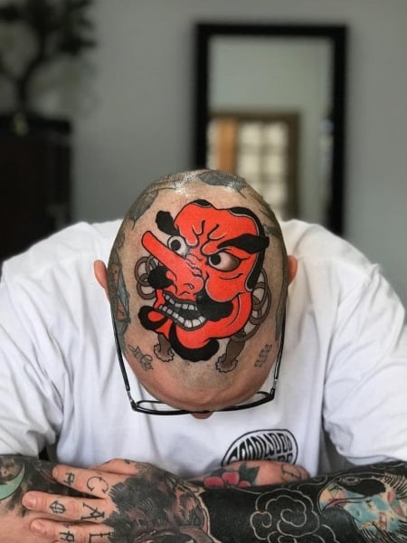 Red Japanese Tattoo