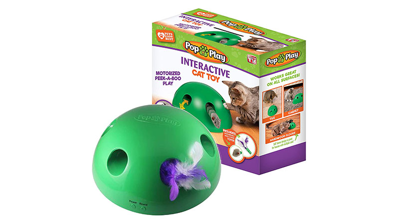 Allstar Innovations Pop N’ Play Interactive Motion Cat Toy